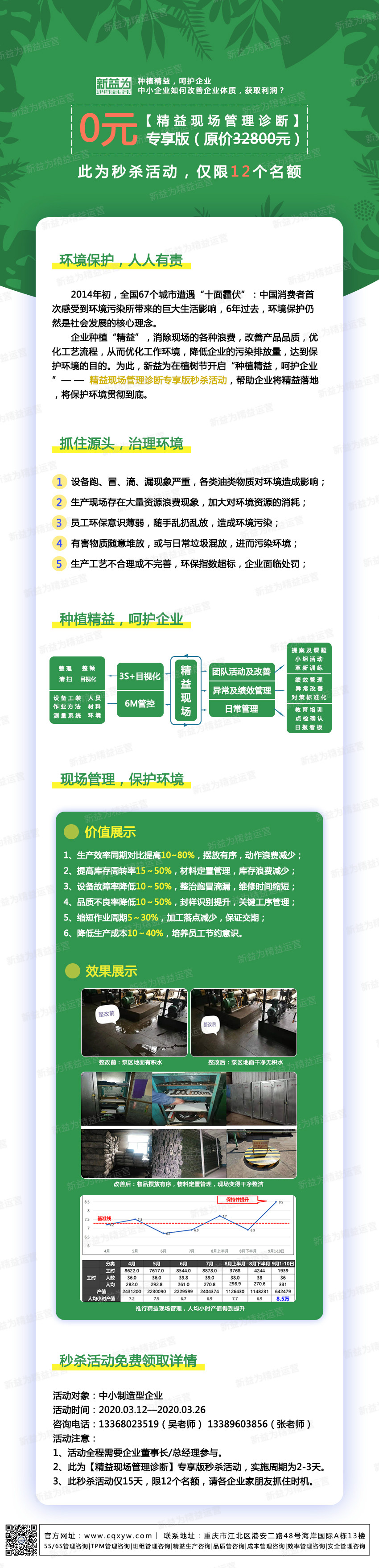 種植精益，呵護(hù)企業(yè)——精益現(xiàn)場管理診斷專享版秒殺活動